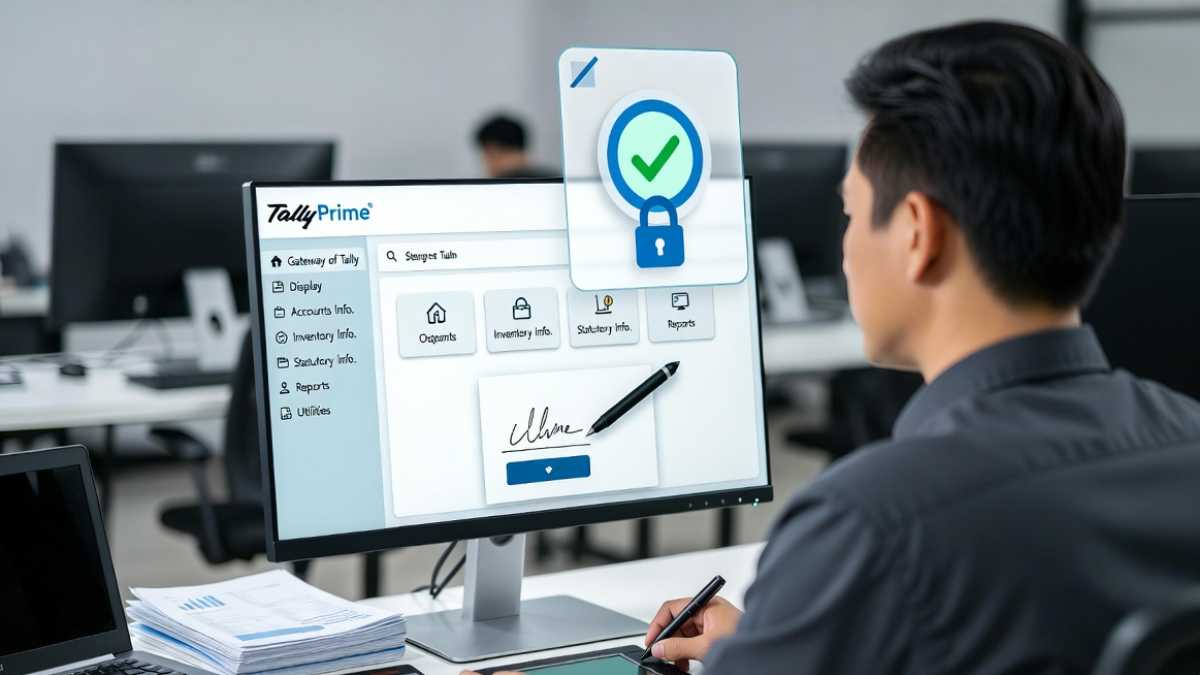 How to Add Digital Signature to Invoices in TallyPrime